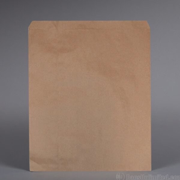 Flat Merchandise Bags. Natural Kraf